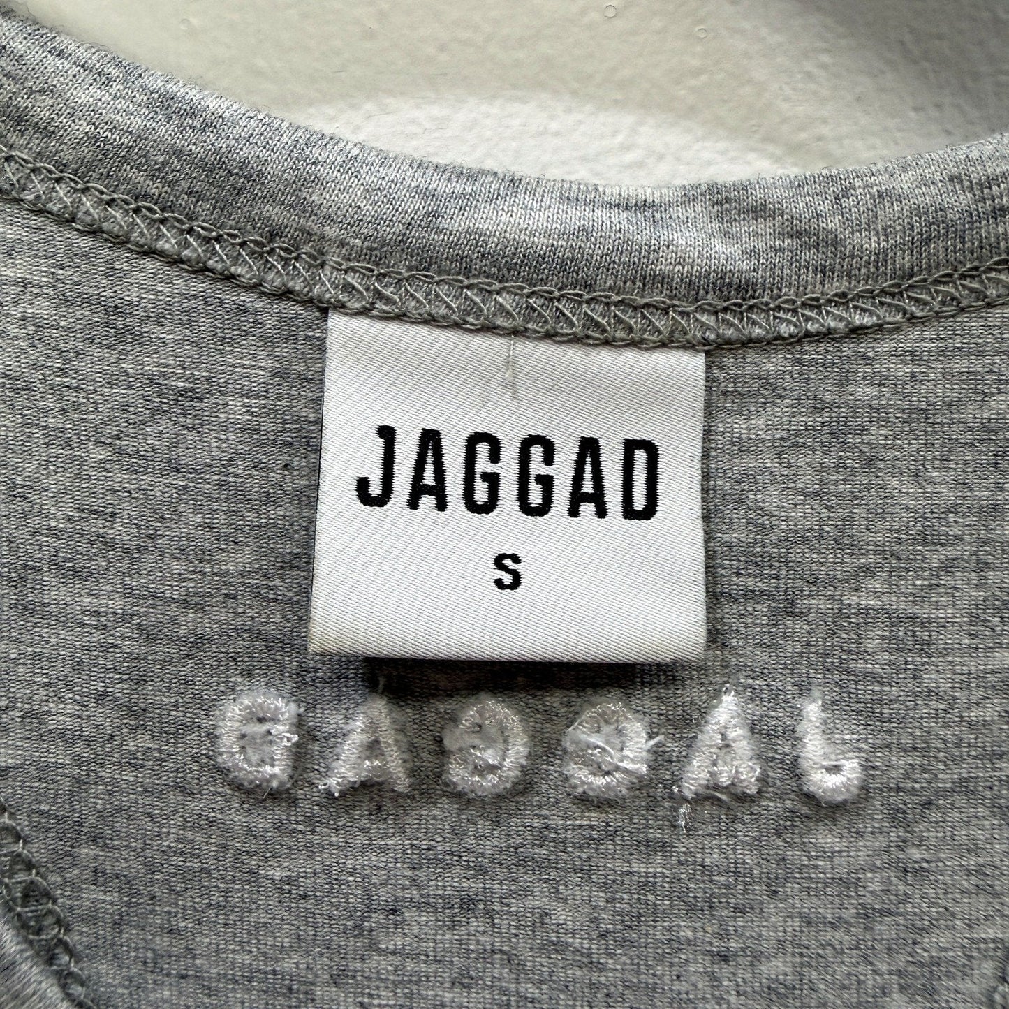 Jaggad Womens Gray Racerback Tank Top - Soft Cotton Elastane Size S