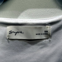 Supre Womens Soft Cotton Pullover Sweatshirt in White, Size 2XS