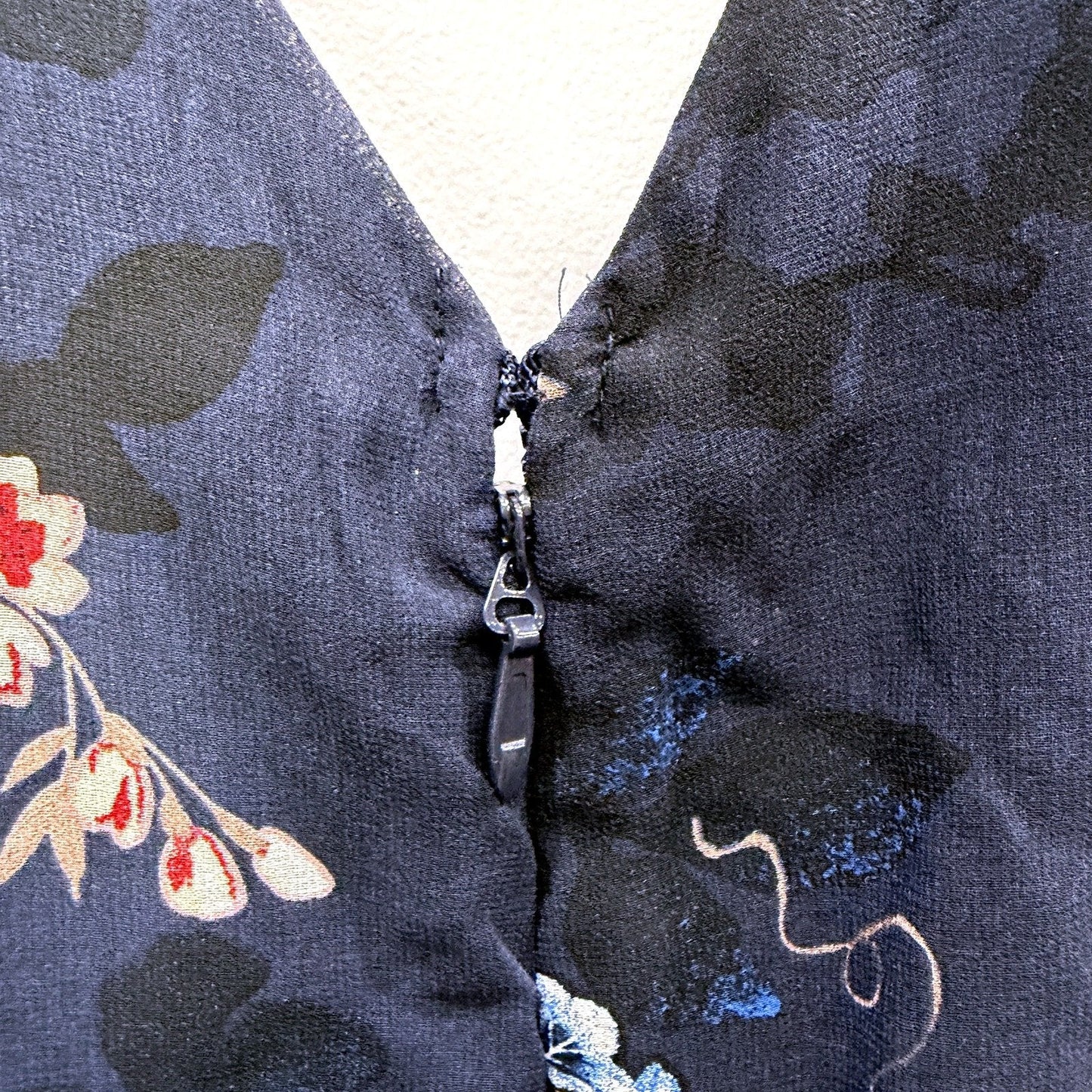 City Chic Womens Maxi Elodie Floral Print Wrap Dress Navy Bluebell Size XXL NEW