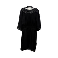 City Chic Womens Sequin Embellished Cocktail Dress in Black, Size M