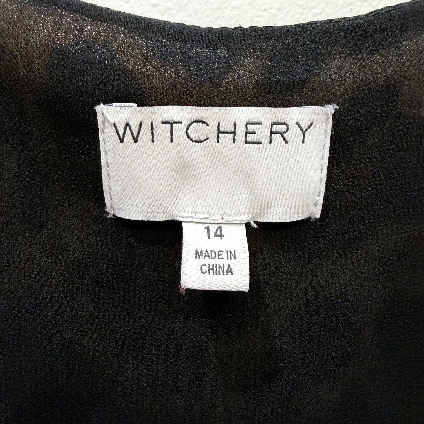 Witchers Womens Leopard Print Tie Waist Dress Viscose Polyester Size 14