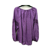 Country Road Womens Purple Peasant Blouse Size 16 - Relaxed Boho Style