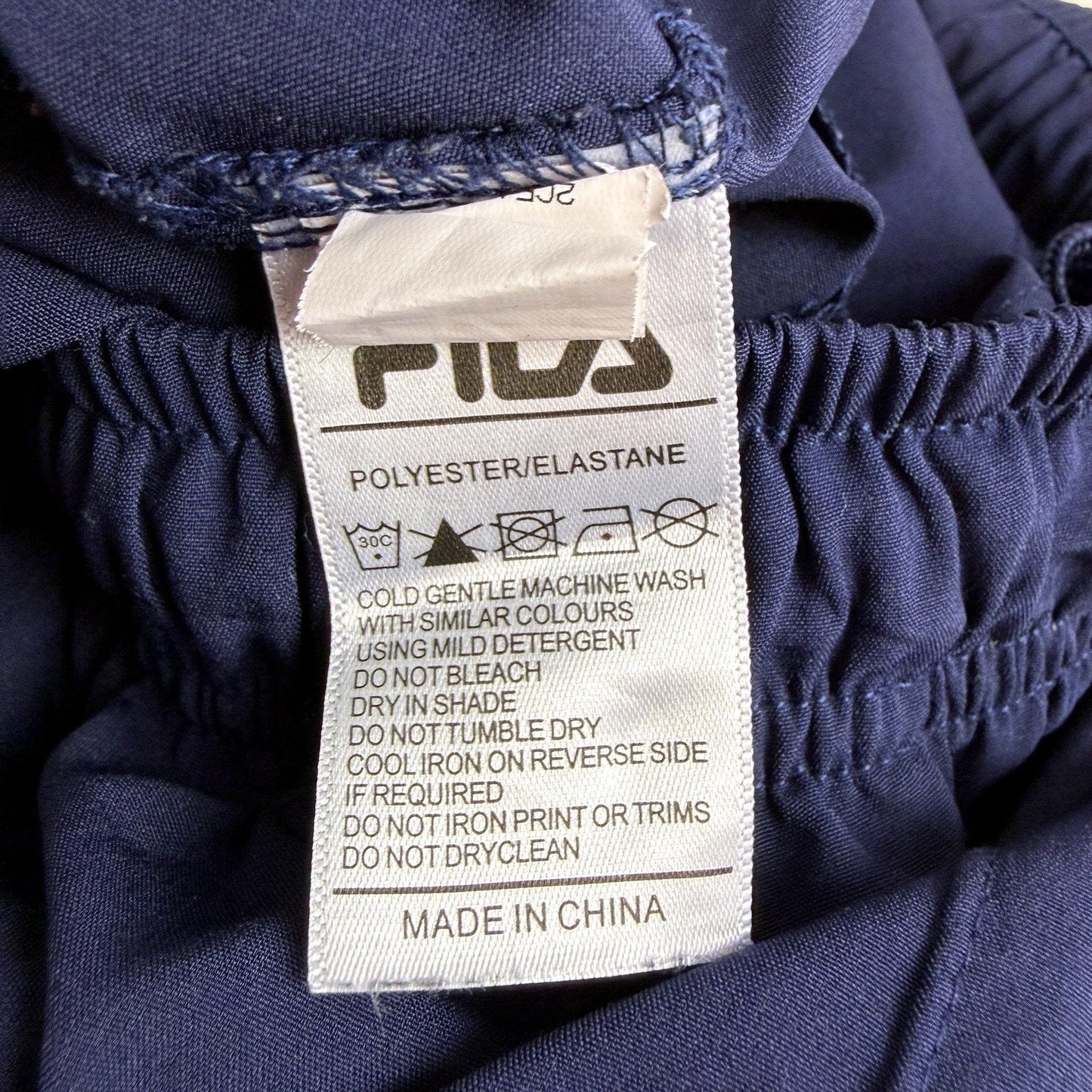 Fila Mens Navy Blue Athletic Workout Gym Shorts 3XL Size