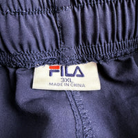 Fila Mens Athletic Workout Shorts in Navy Blue, Size 3XL