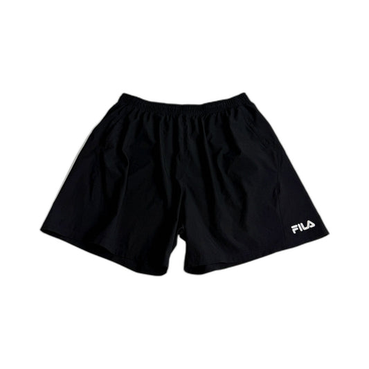 Fila Mens Athletic Gym Workout Shorts in Black 3XL Size