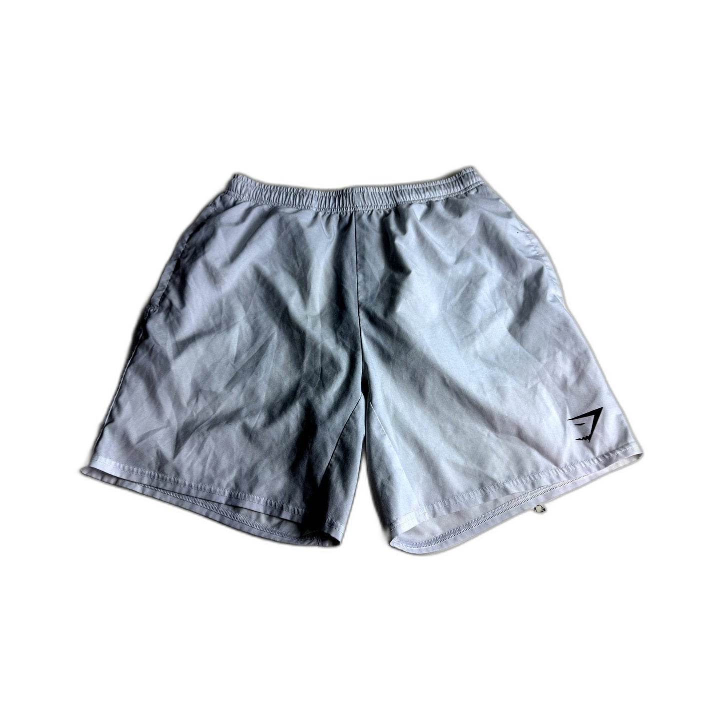 Gymshark Mens Athletic Shorts White Lightweight Breathable Workout Size M