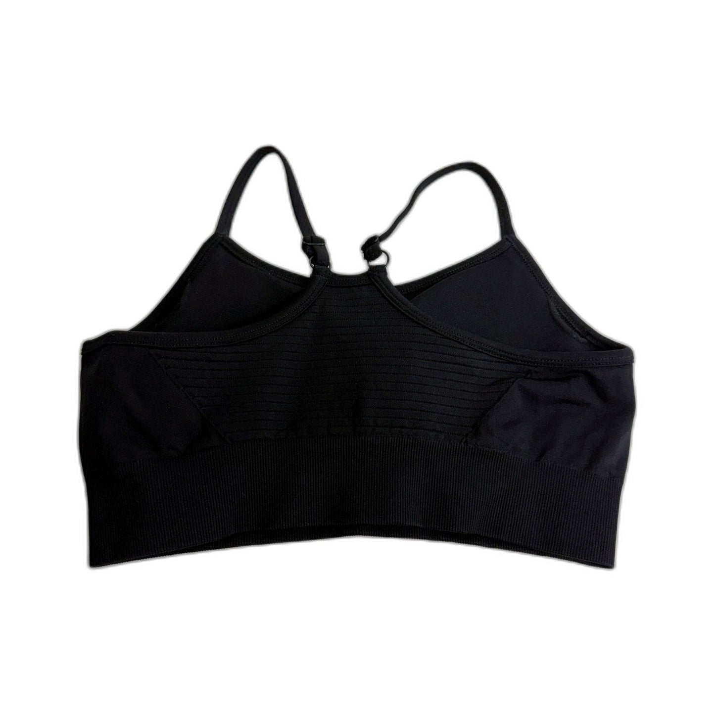 Elite Eleven Black Padded Sports Bra for Women - Activewear XS Size