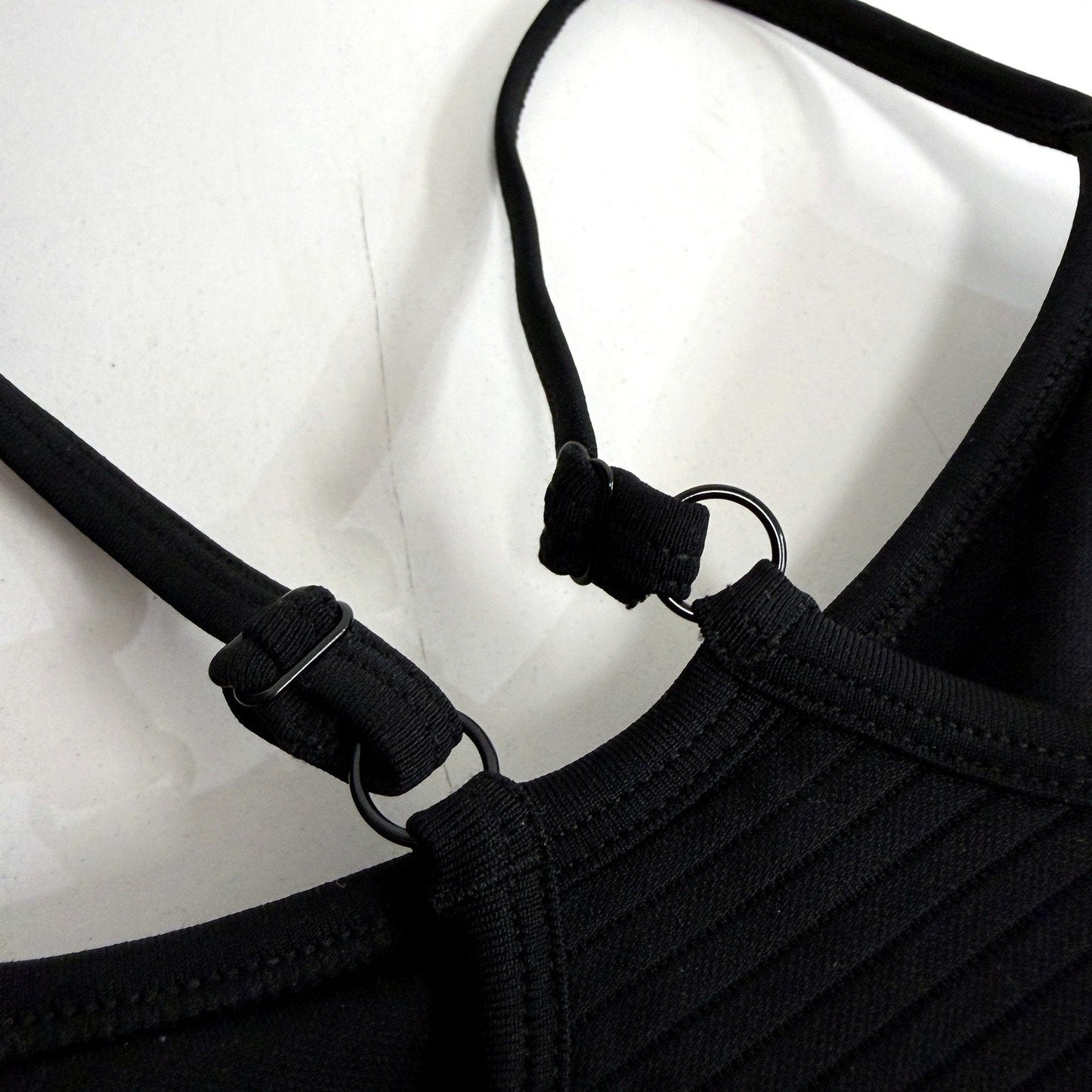 Elite Eleven Black Padded Sports Bra for Women - Activewear XS Size
