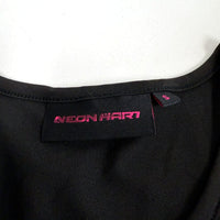 Neon Hart Womens Pullover Tank Top Black Lightweight Workout Gym Size Small NEW