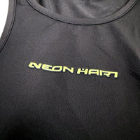 Neon Hart Womens Pullover Tank Top Black Lightweight Workout Gym Size Small NEW