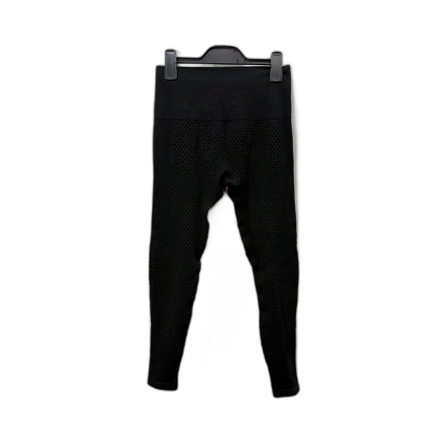 Bfree Womens Honeycomb Contour Leggings Black Stretch Activewear Size L/XL NEW
