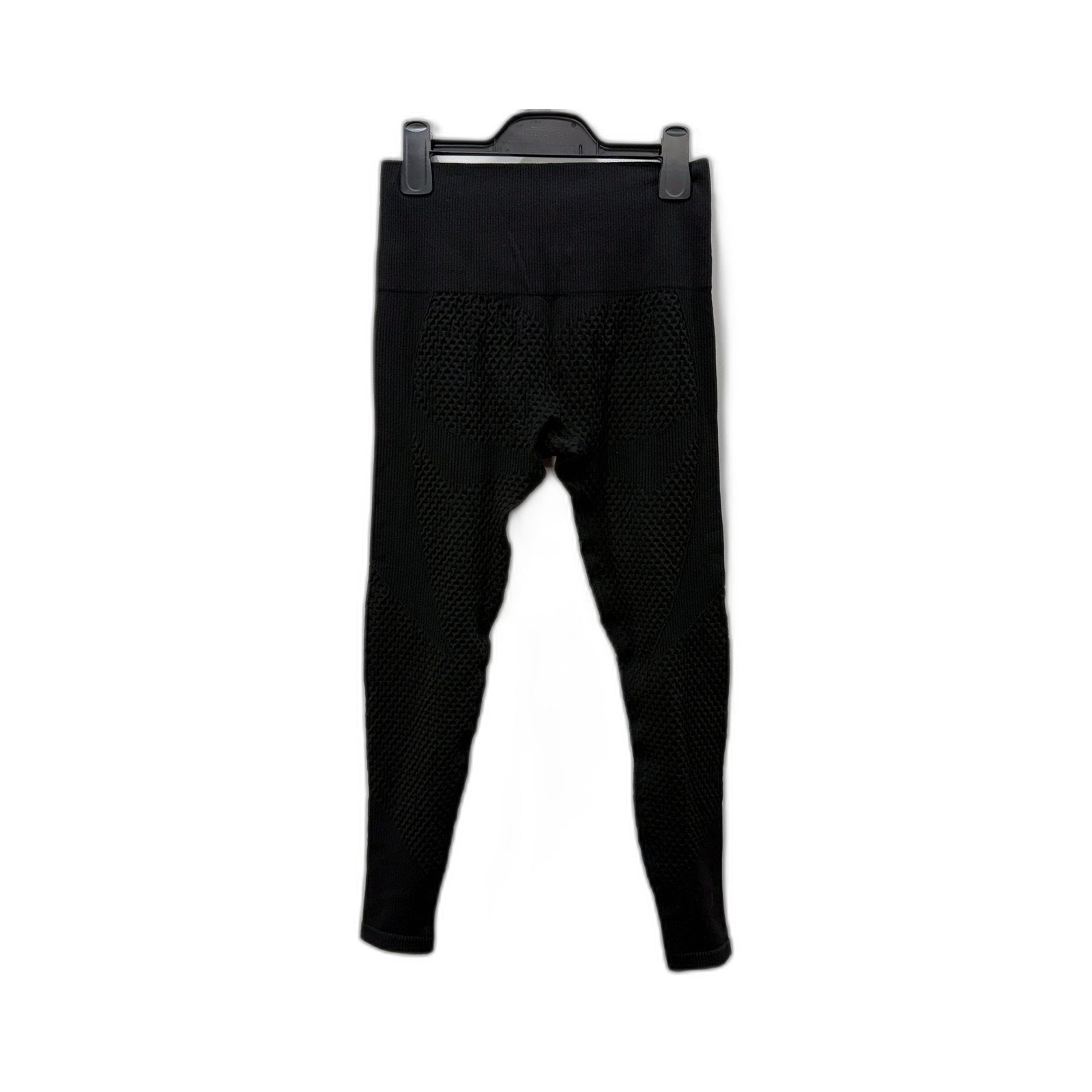 Bfree Womens Honeycomb Contour Leggings Black Stretch Activewear Size L/XL NEW
