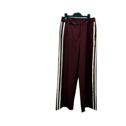 Alice in the Eve Womens Leon Stripe Detail Suit Pants Burgundy, Size M NEW