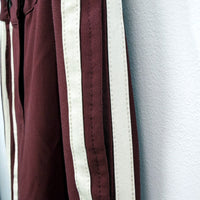 Alice in the Eve Womens Leon Stripe Detail Suit Pants Burgundy, Size M NEW