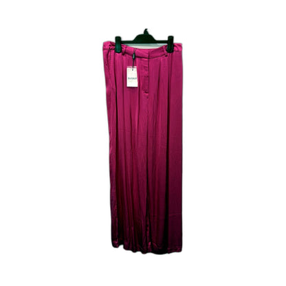 Bardot Womens Lena Pin Tuck Pleated Hot Pink Trousers, Size 10 NEW