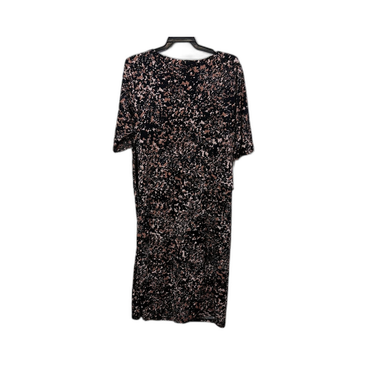 Diana Ferrari Womens Floral Print Midi Dress in Multi Color & - Size 14
