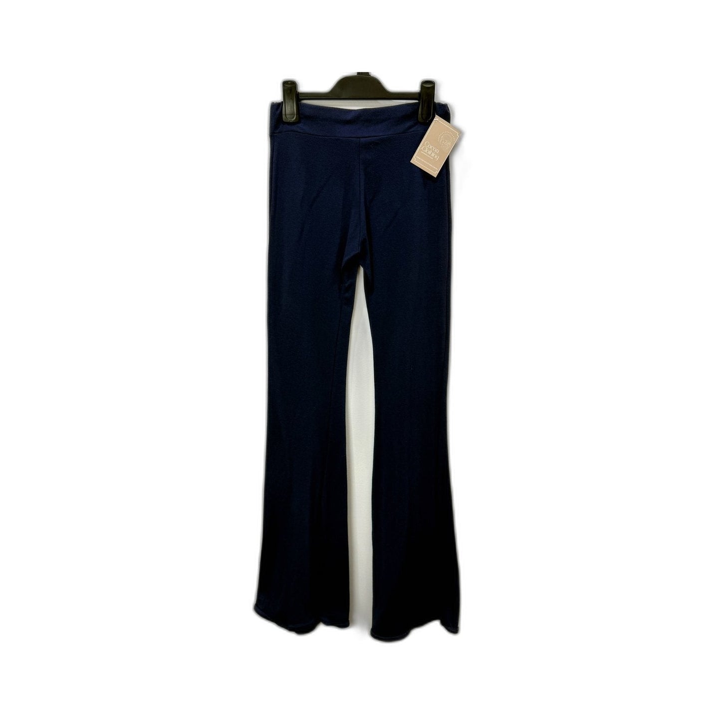 Cocoa Clothing Womens Flared Navy Blue Pants Size Small NEW