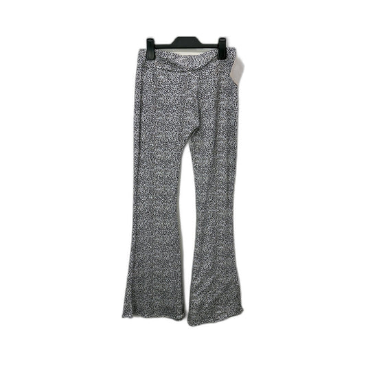 Cocoa Clothing Womens Flared Leopard Print Polyester Pants Size M NEW