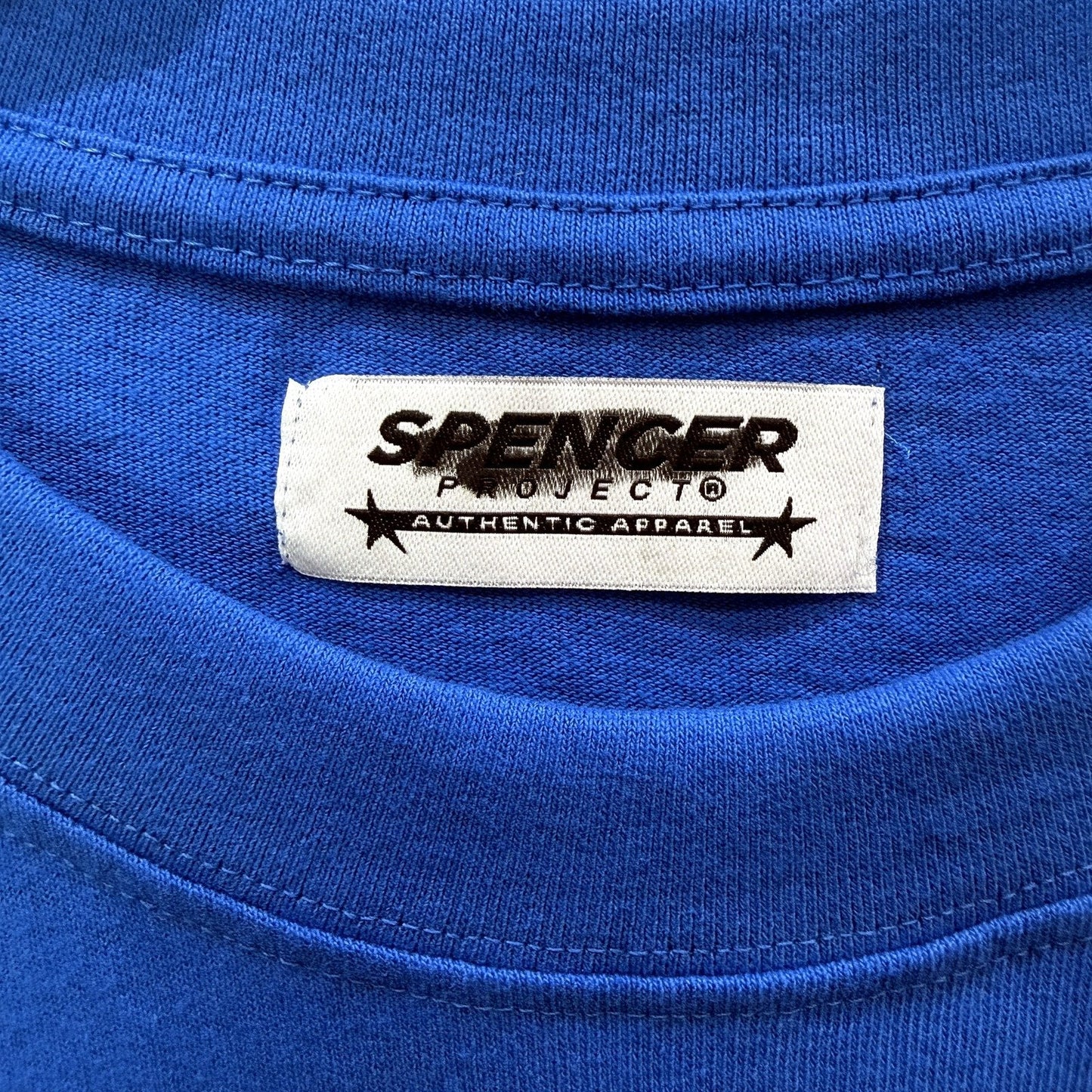 Spencer Project Mens Blue Graphic Print Pullover Sweatshirt XL NEW