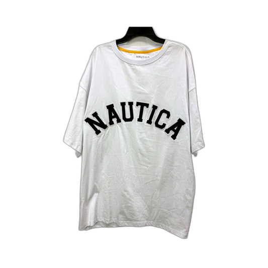 Nautica Mens Pullover Sweatshirt Comfortable Cotton White XL Size NEW
