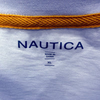 Nautica Mens Pullover Sweatshirt Comfortable Cotton White XL Size NEW