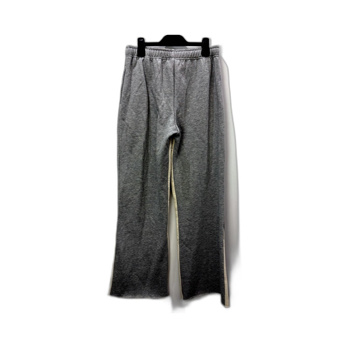 Neon Hart Womens Fleece Flared Joggers Gray Drawstring Pockets Size Small NEW