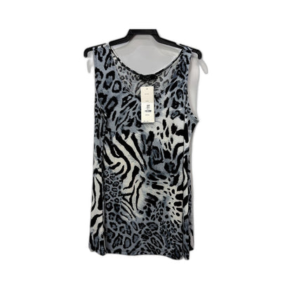 Lillia Womens Sleeveless Blouse Multi Color Casual Lightweight Shirt Size XL NEW