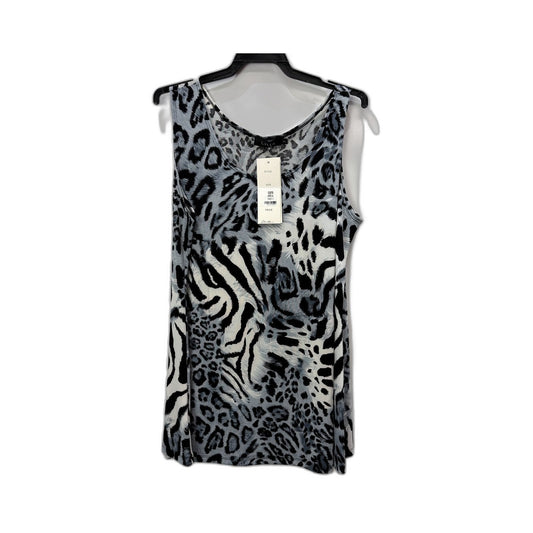 Lillia Womens Sleeveless Blouse Multi Color Casual Lightweight Shirt Size XL NEW