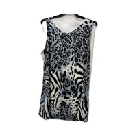 Lillia Womens Sleeveless Blouse Multi Color Casual Lightweight Shirt Size XL NEW
