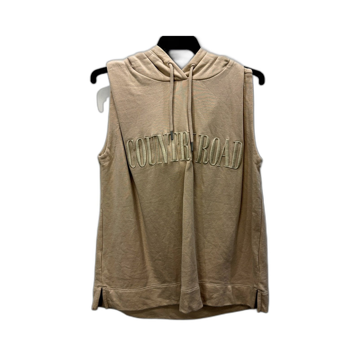 Country Road Womens Beige Cotton Pullover Sweatshirt for Small Size
