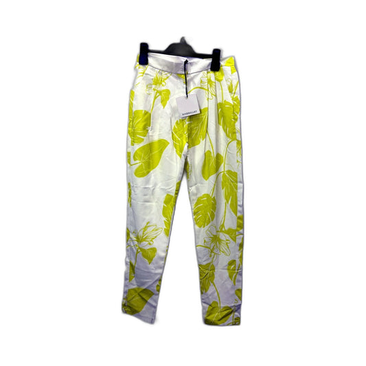 Rosebullet Womens Floral Print Pants Elastic Waist Multi Color Size 8 NEW