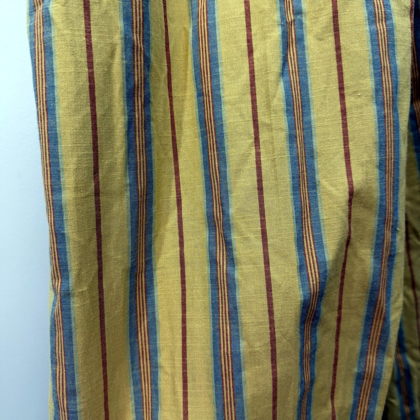 Subtitled Womens Striped Pants Casual Cotton Viscose Linen Multi Color Size NEW