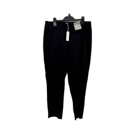 Suzanne Grae Womens Slim Stretch Black Ankle Pants Size M NEW