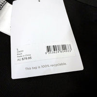 Sussan Womens Casual Cotton Blend Pants in Black, Size L NEW