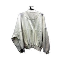 Subtitled Womens Zipped Sweatshirt Casual Athletic Hoodie White Size L NEW