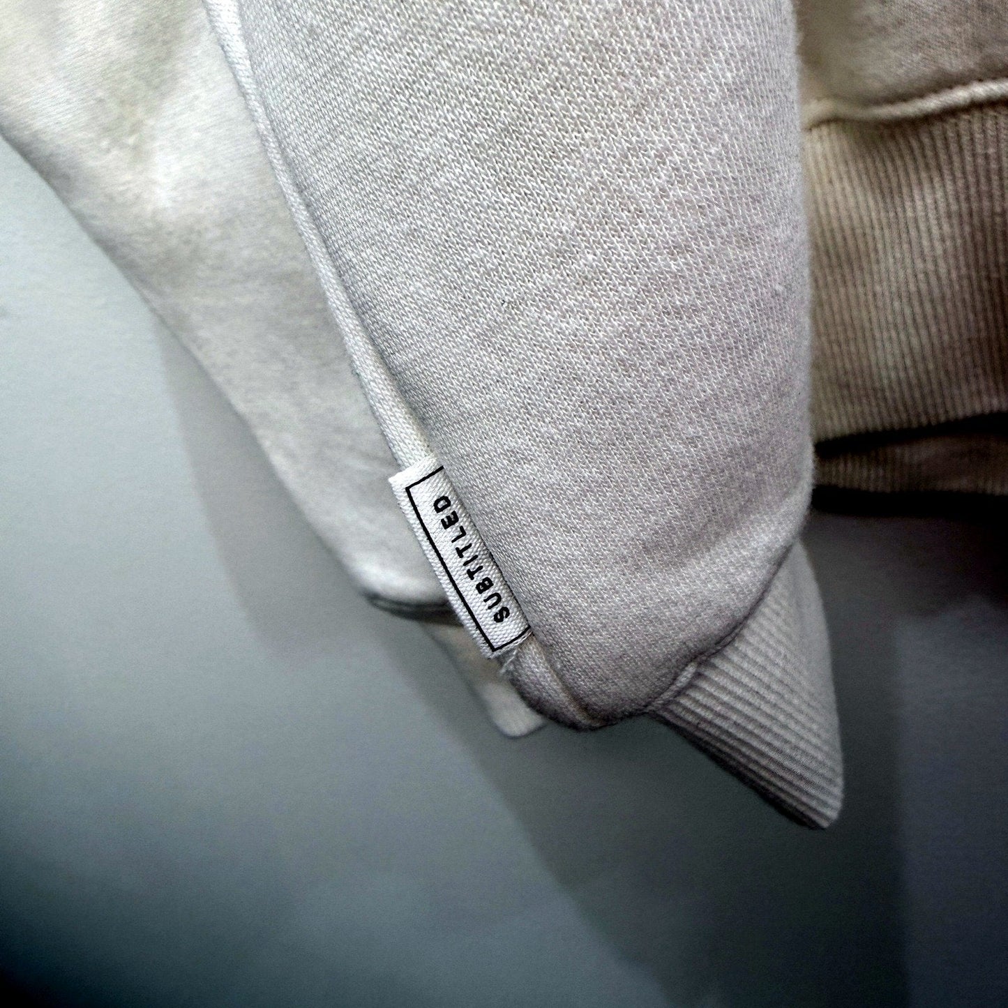 Subtitled Womens Zipped Sweatshirt Casual Athletic Hoodie White Size L NEW