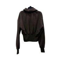 Subtitled Womens Brown Pullover Sweatshirt Casual Comfortable Cotton Blend NEW