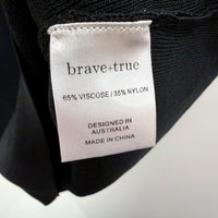 Brave+true Sleeveless Tank Top Black Casual Comfortable Blouse Size XL NEW