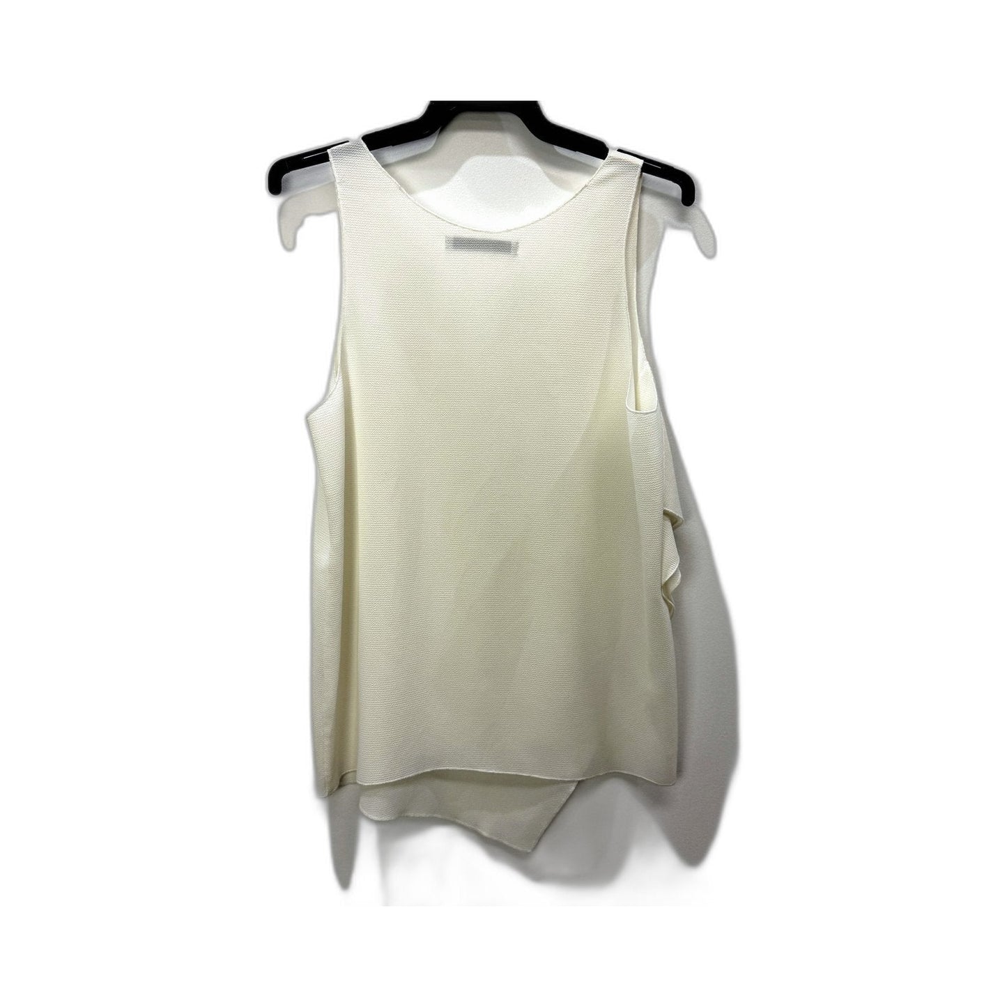 Camilla and Marc Womens Sleeveless Knit Top Ivory Comfortable Lightweight Medium