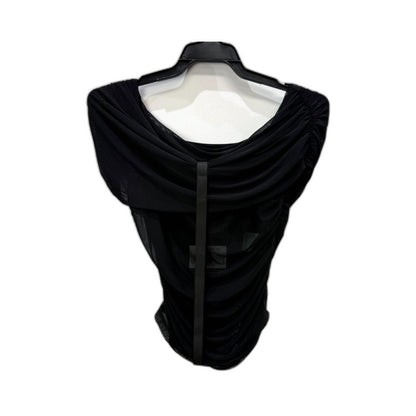 White Fox Womens Mesh Sleeveless Black Top in Size M NEW