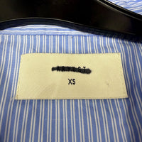 Arvust Studios Mens Limited Edition Button-Down Shirt Blue and White XS NEW