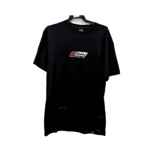 Dickies Mens Vintage Distressed 100% Cotton Black T-Shirt, Small Size