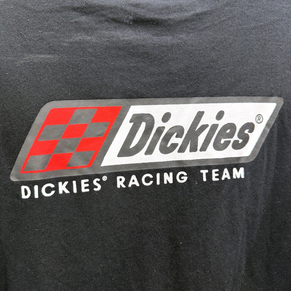 Dickies Mens Vintage Distressed 100% Cotton Black T-Shirt, Small Size