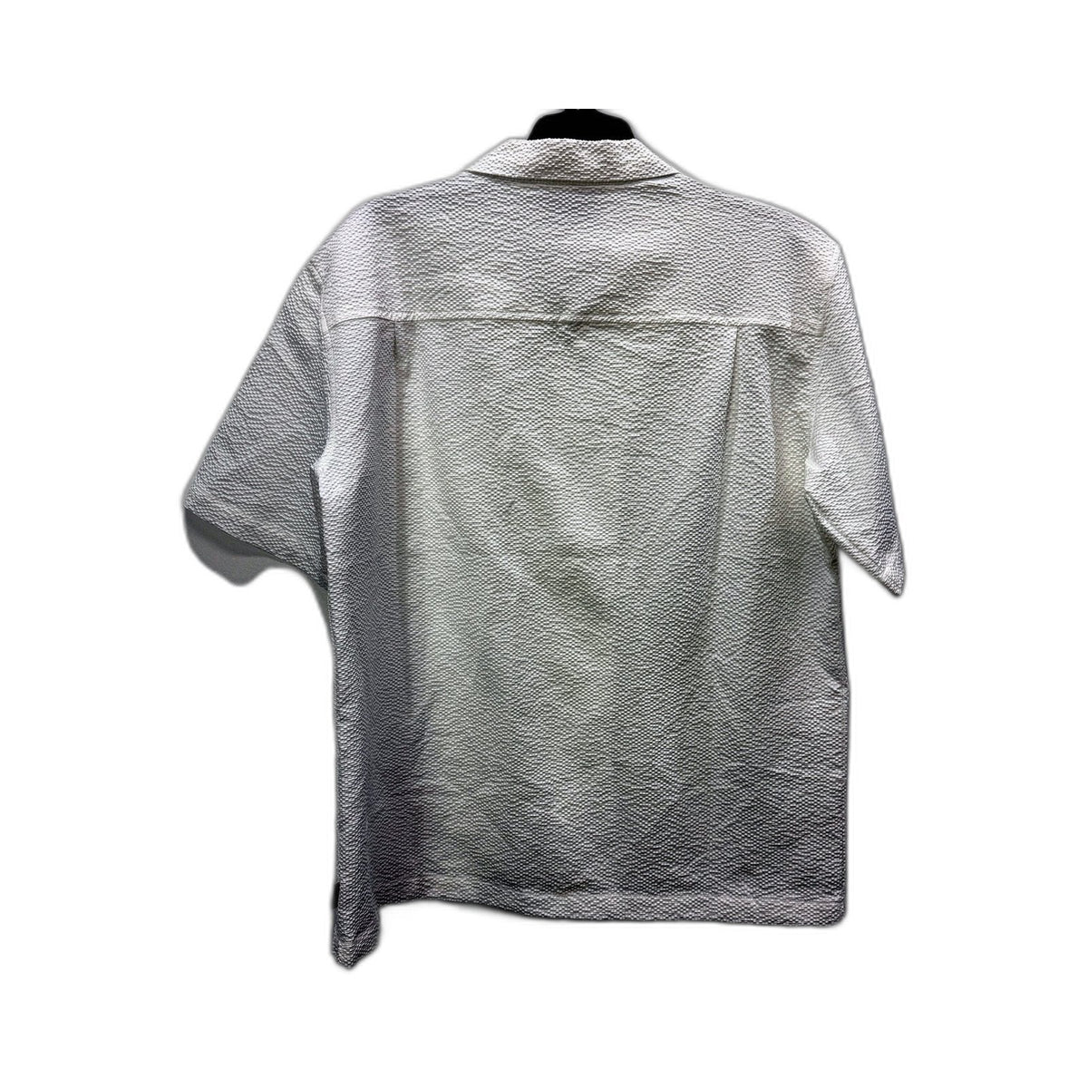 Arvust Womens Button Down Shirt Casual Textured Pullover White Size M NEW