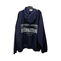 Arvust Studios Mens Navy Blue Pullover Hoodie in XL Size