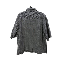 Spencer Project Mens Duel Zipped Cotton Shirt in Black and White, Size 5 NEW