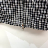 Spencer Project Mens Duel Zipped Cotton Shirt in Black and White, Size 5 NEW
