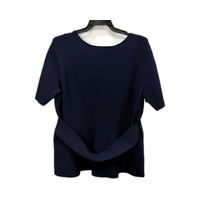 Witchery Womens Navy Pullover Sweatshirt Casual Knit Top Soft Comfortable Size S