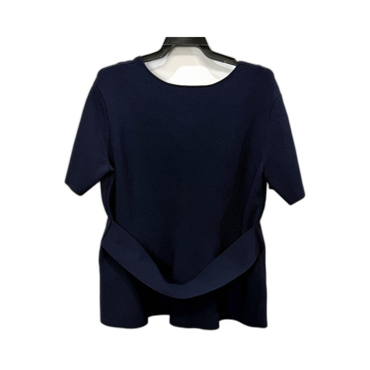 Witchery Womens Navy Pullover Sweatshirt Casual Knit Top Soft Comfortable Size S