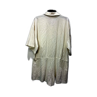 Subtitled Womens Linen Playsuit White Lightweight Casual One-Piece Size S NEW